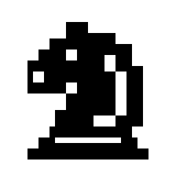 Caballo pixel art de ChessTap